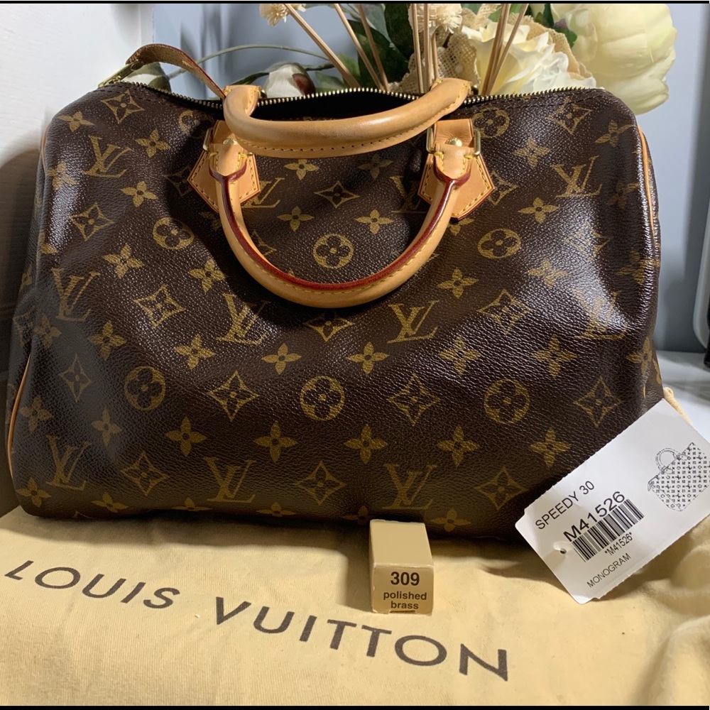 Auth Louis Vuitton Speedy 30